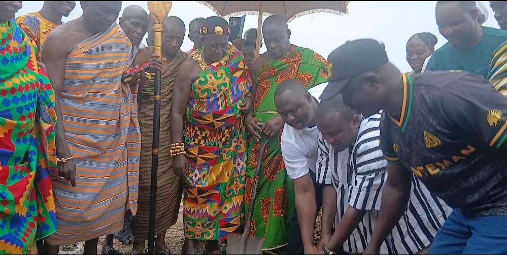 Abubakar Sedik Breaks Ground for Modern 24-Hour Economy Market in Mankranso