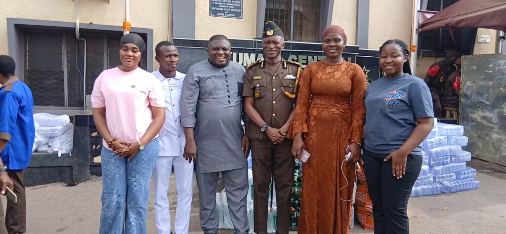 Ashanti NSA Director Donates Meals to Kumasi Central Prisons, Calls for More Corporate Support