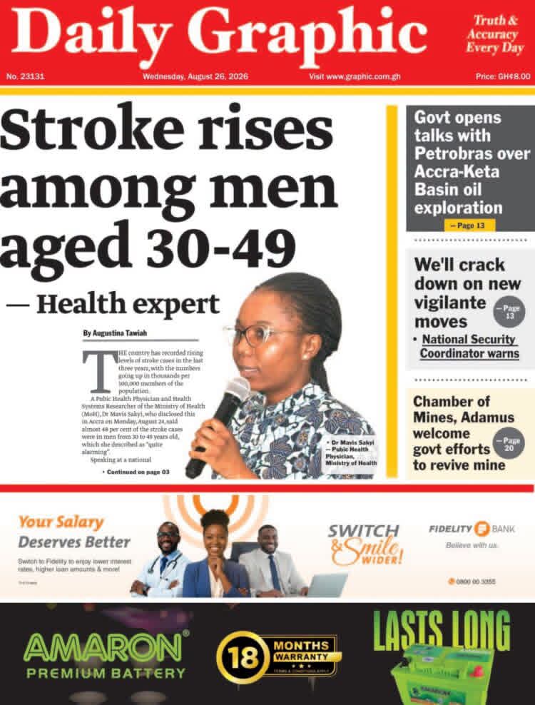 Newspaper Frontpages: Wednesday, 26 August 2026