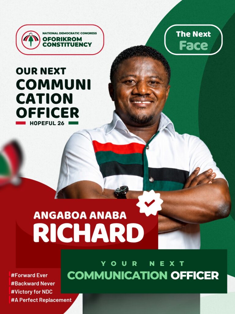 Richard Anaba files for NDC Oforikrom Communication Officer, outlines strategy to curb NPP dominance